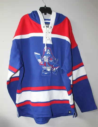 Discover New AHL Milwaukee Admirals lacer old time style mid weight cotton hoodie men S