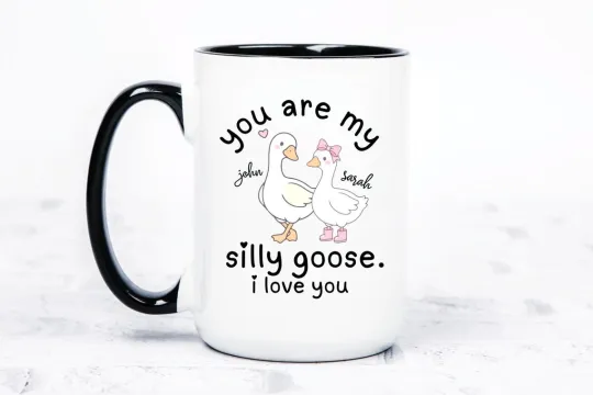 Personalized Silly Goose Mug for Him or Her