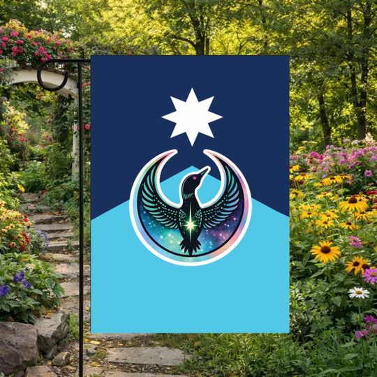 Minnesota Resistance Garden Flag, Rebel Style Loon Resistance, Anti ICE Protest Banner, Stand With Minnesota Flag, Ice Out Minneapolis