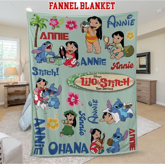 Discover Personalized Lilo & Stitch Blanket