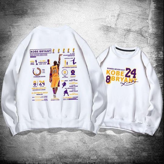 Discover Men's and Women's Hooded Hoodie Fall Winter Jumper Basketball Kobe Glory Life Hall of Fame Sports Commemorative Hoodie