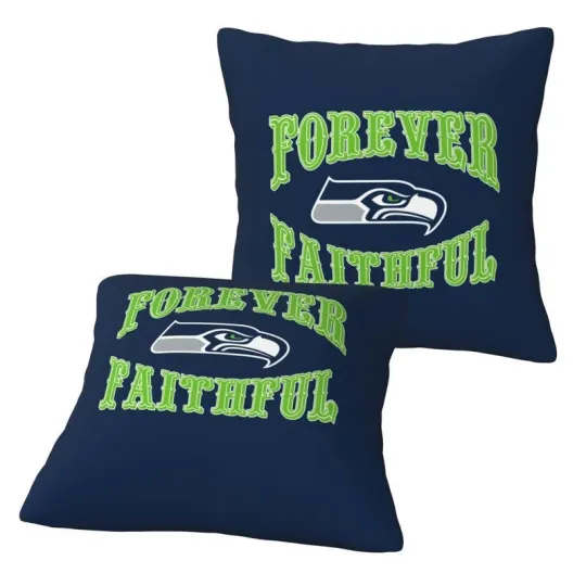 Seattle Seahawks Forever Faithful Throw Pillow Covers