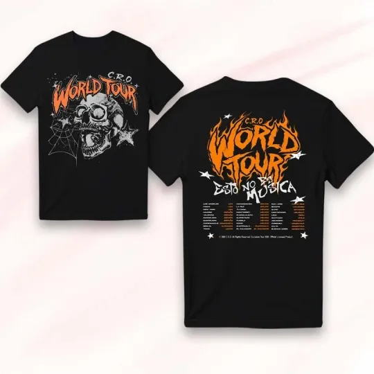 Discover c r o world tour 2026 t-shirt