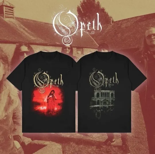 Discover Opeth Merch 2026 Tour T-Shirt Reprint for Fans