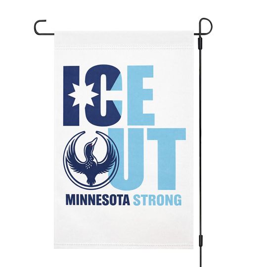 Minnesota ICE Out Flag, Minnesota Activist Garden Flag, Resistance Flag