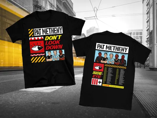 Discover 2 Sides Pat Metheny Side-Eye III+ 2026 Tour Shirt Black Unisex