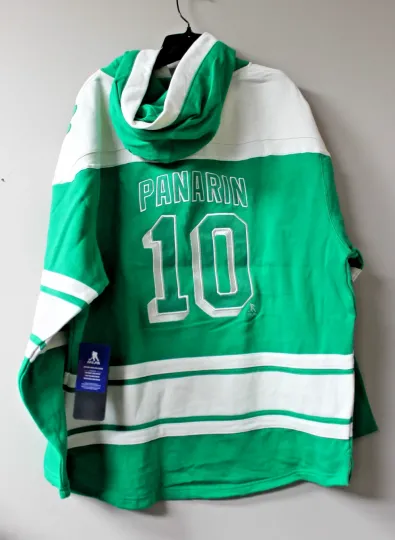 Discover New York #10 Panarin Shamrock Lacer jersey cotton hoodie