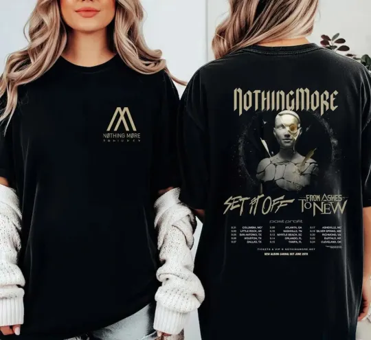 Discover Nothing More 2026 World Tour Shirt, Rock Band Concert Unisex T-shirt