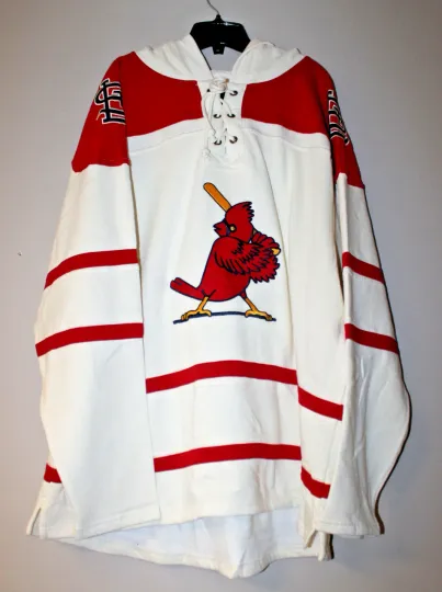 Discover St. Louis Lacer jersey style mid weight cotton hoodie