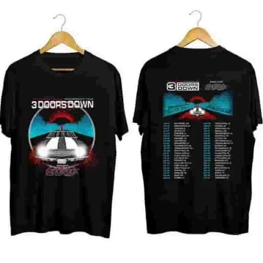 Discover 3 Doors Down Band 2 Sides 2026 20th Anniversary Tour Shirt