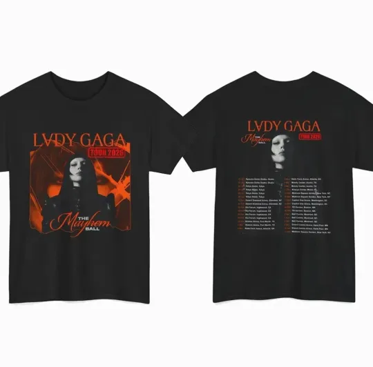 Discover Ld ga The Mayhem Ball Tour 2026  T-Shirt