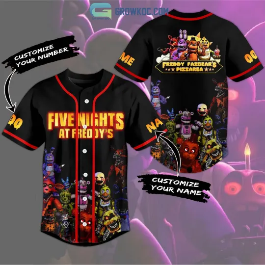 Discover Five Nights At Freddy8217s Personalized Baseball Jersey