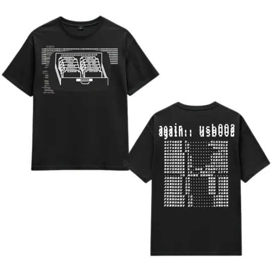 Discover Fred again "USB 002" 2026 Tour New York 1/16/26 Reprint T-shirt All Size