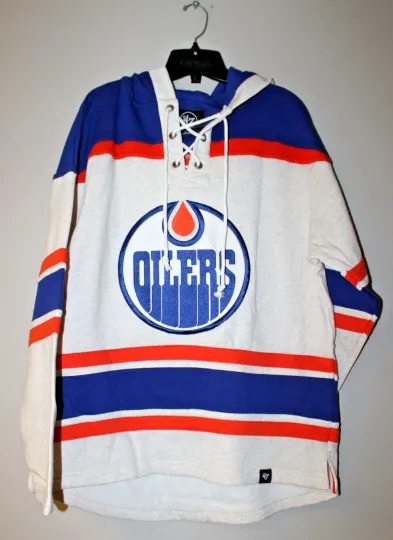 Discover Edmonton Lacer jersey style mid weight cotton hoodie