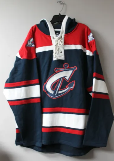 Discover Columbus Clippers Lacer jersey style mid weight cotton hoodie