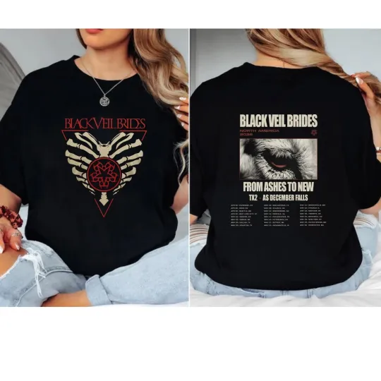 Discover Black Veil Brides 2026 Tour T-shirt
