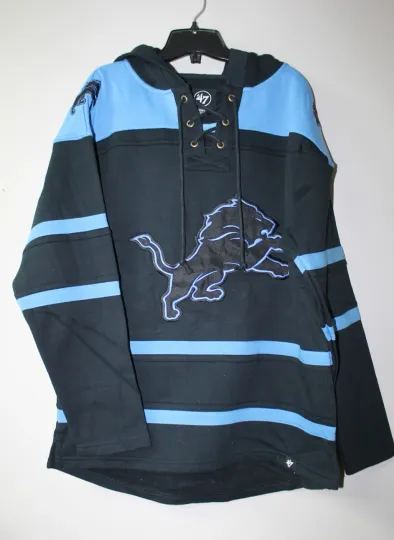 Discover New football Detroit Lacer old time jersey style midweight cotton hoodie