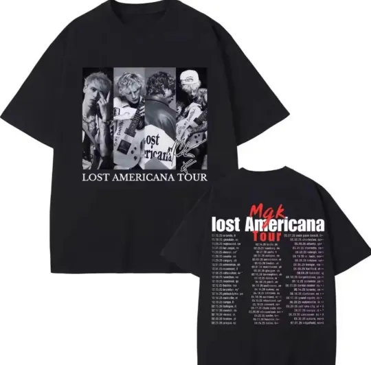 MGK Lost Americana Tour 2026 T-shirt