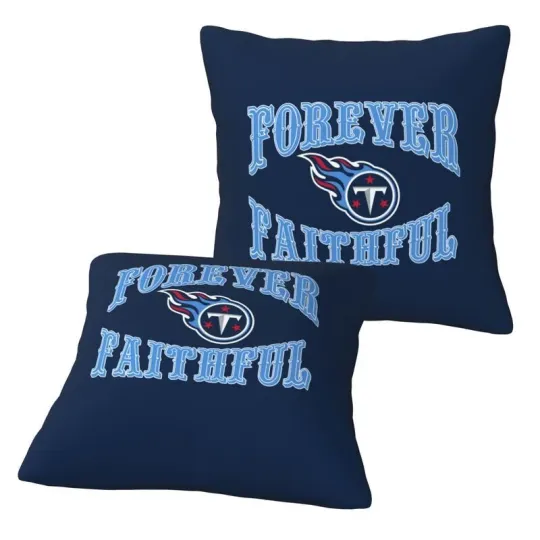 Discover Tennessee Titans Forever Faithful Throw Pillow Covers