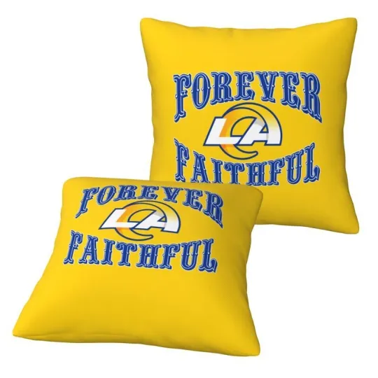 St. Louis Rams Forever Faithful Throw Pillow Covers Set