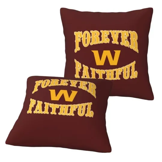 Discover Washington Redskins Forever Faithful Throw Pillow Covers