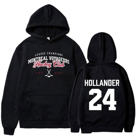 Discover Heated Rivalry Montreal Voyageurs Shane Hollander‌ 24 Hoodies Men Women Hip Hop Fashion Sweatshirts Casual Long Sleeves Pullover