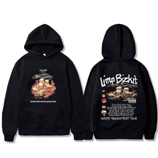 Rock Band Limp Bizkit Anger Management Tour Hoodie Men Women Casual Oversized Pullover Hoodies Male Eminem Hip Hop Streetwear