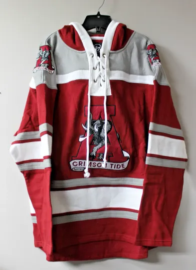 Discover New Albm Crimson Tide old time style mid weight cotton hoodie