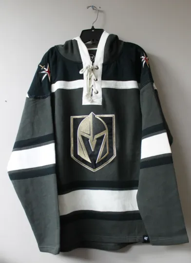 Discover New Vegas Golden old time jersey style mid weight cotton hoodie