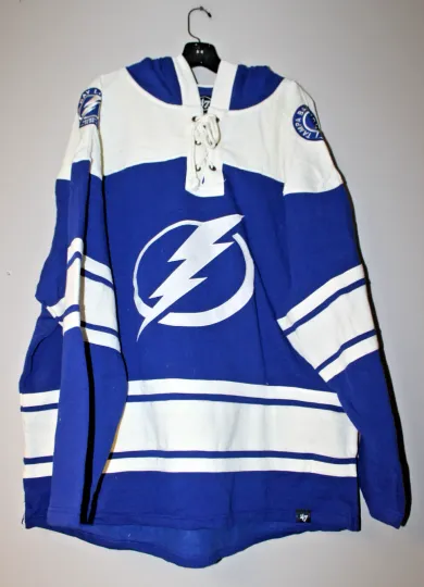 Discover New Tampa Bay old time jersey style mid weight cotton hoodie