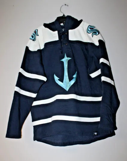 Discover New seattle old time jersey style mid weight cotton hoodie