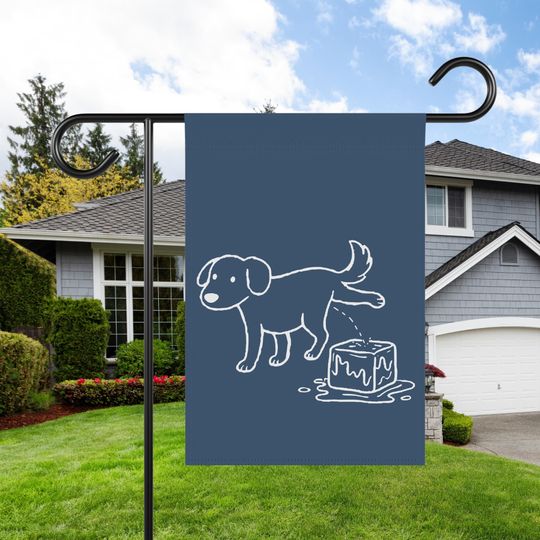 Discover No Ice Garden Flag, Subtle Anti Ice Immigration Human Rights House or Yard Flag, Decorative Liberal Political Social Justice Flag