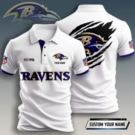 Baltimore Ravens Premium Men Polo Shirt