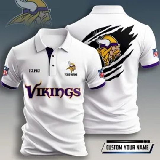 Minnesota Vikings Premium Men Polo Shirt