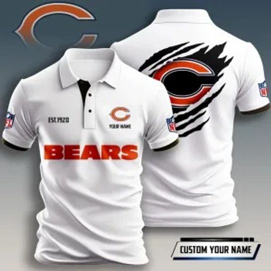 Chicago Bears Premium Men Polo Shirt