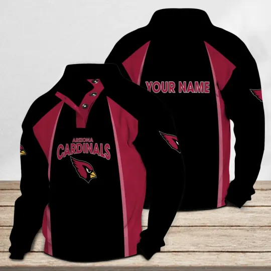 Arizonna Cardinals Casual Stand Collar Sweatshirt