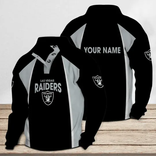 Las Vegas Raiders Casual Stand Collar Sweatshirt