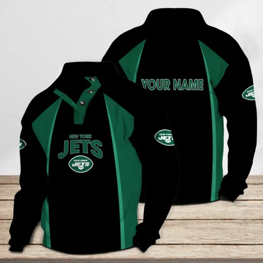 New York Jets Casual Stand Collar Sweatshirt