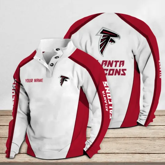 Atlanta Falcons Casual Stand Collar Sweatshirt