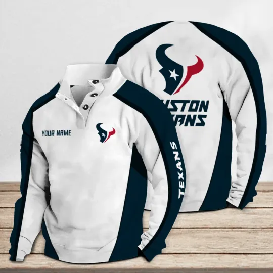 Houston Texans Casual Stand Collar Sweatshirt