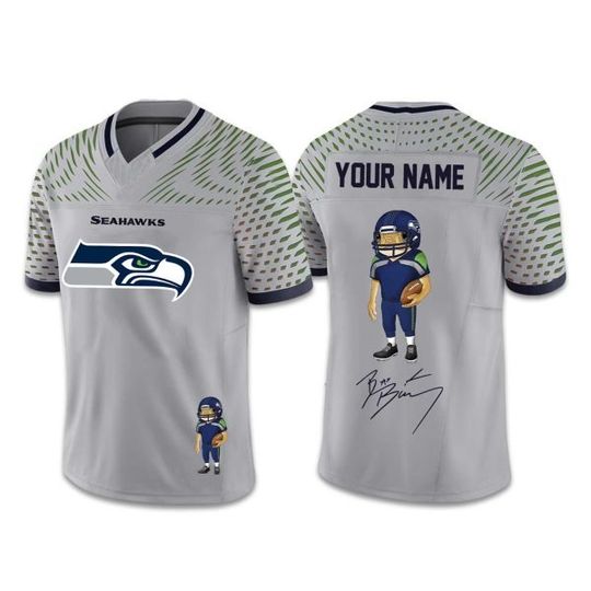 Bad Bunny Seahawks Concho Bowl 2026 Jersey
