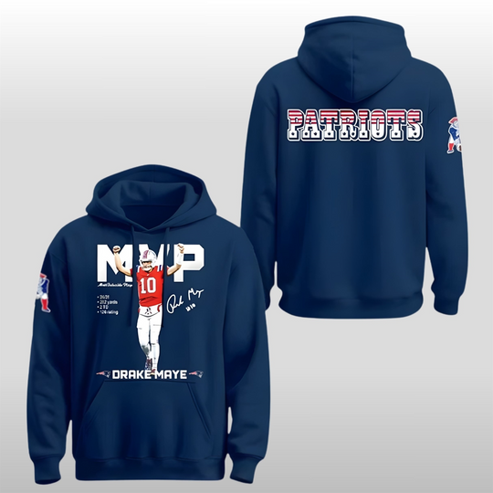 Discover Drake Maye MVP 10 Straight Wins Hoodie