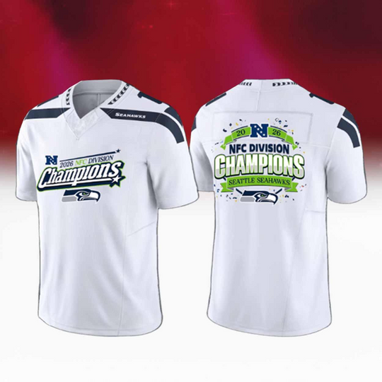 Discover Seahawks NFC Division Champions 2026 Football Jersey