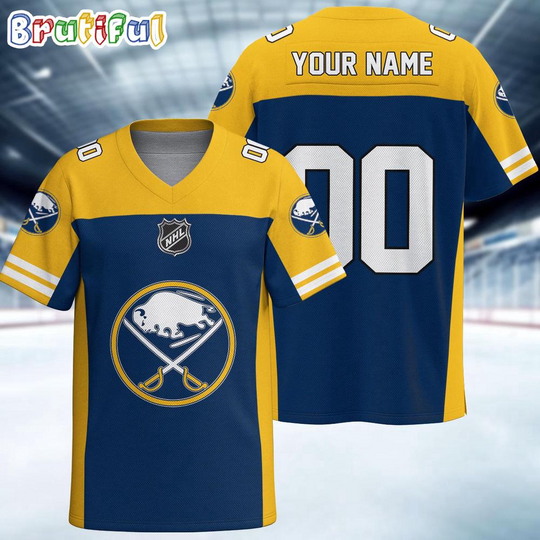 Discover NHL Buffalo Sabres Hockey Team Personalized Football Jersey