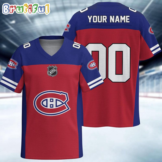 Discover NHL Montreal Canadiens Hockey Team Personalized Football Jersey