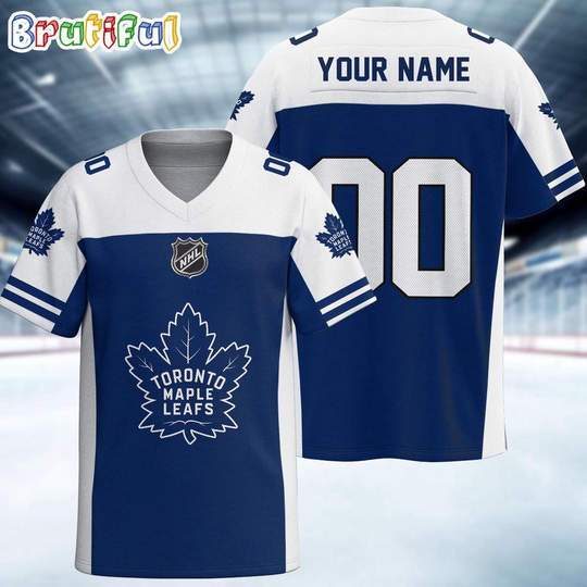 Discover NHL Toronto Maple Leafs Hockey Team Personalized Football Jersey