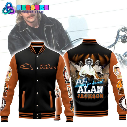 Discover Alan Jackson Last Call One More For The Road Baseball Jacket