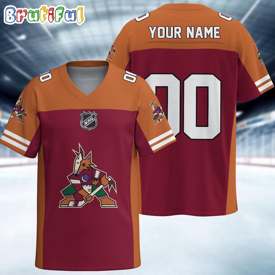 Discover NHL Arizonna Coyotes Hockey Team Personalized Football Jersey