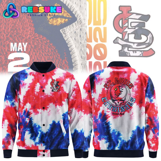 Discover St. Louis Cardinals x Grateful Dead 2025 Limited Baseball Jacket