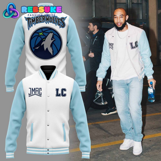 Minnesota Timberwolves NBA Team Baseball Jacket